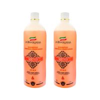 2 Shampoo antiresiduo limpieza profunda - La Brasiliana 1Lt