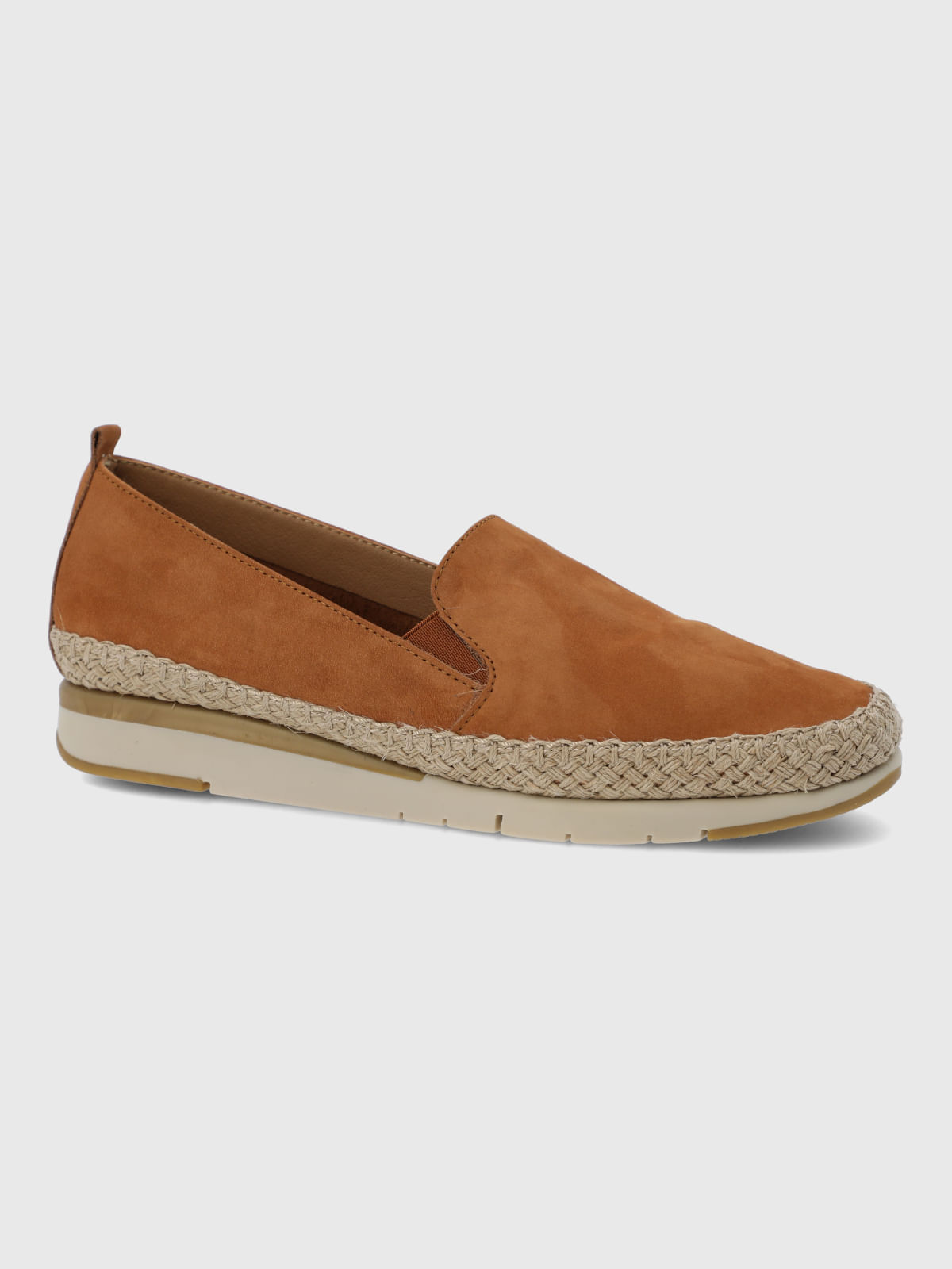 Alpargata Para Mujer Cuero Fusion Rope Marron Hush Puppies