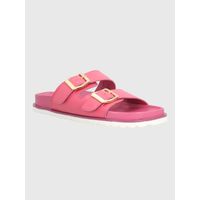 Sandalia Para Mujer Cuero Varana Morado Hush Puppies
