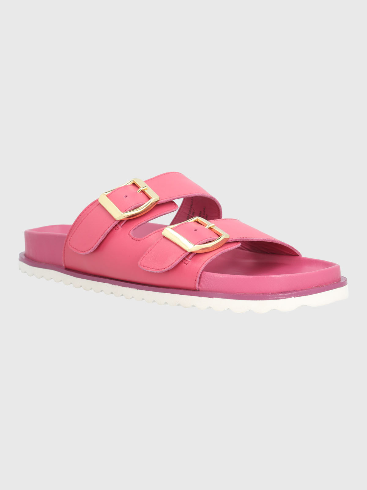 Sandalia Para Mujer Cuero Varana Morado Hush Puppies