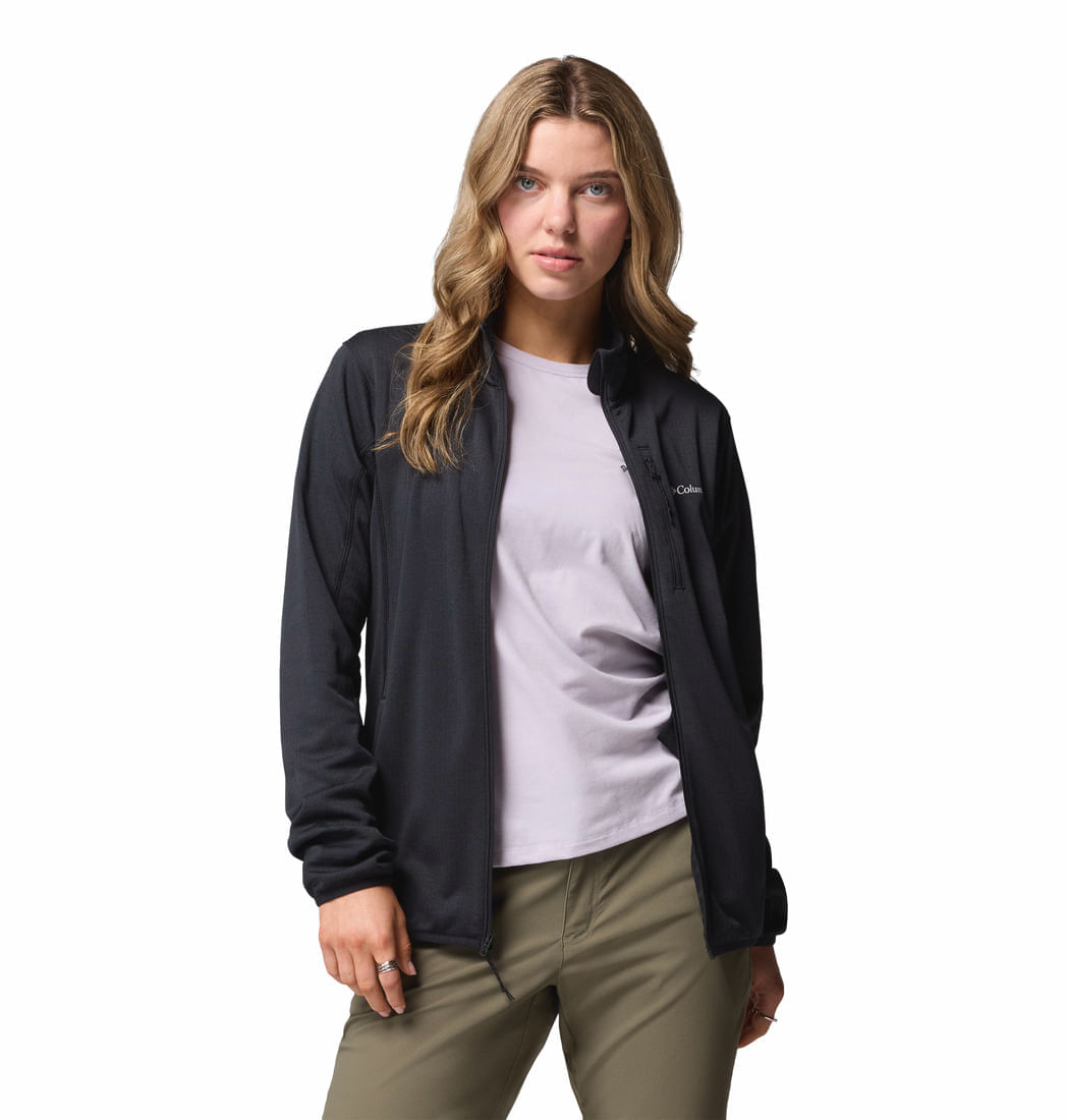 Casaca Para Mujer Cierre Completo Essential Hike™ Negra Columbia