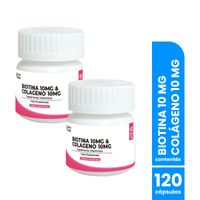 Biotina 10Mg & Colageno 10Mg 60Capsulas Dermo Sumak 2 Und