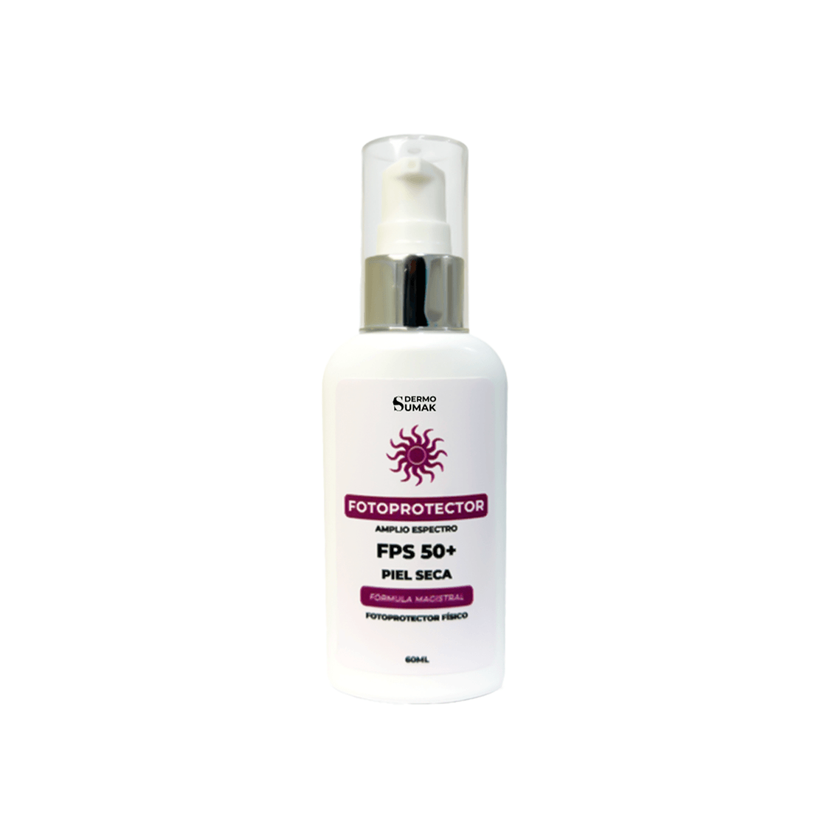 Fotoprotector Solar Toque Sedoso/ Piel Seca 60Ml Dermo Sumak