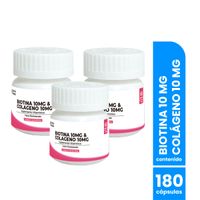 Biotina 10Mg & Colageno 10Mg 60Capsulas Dermo Sumak 3 Und