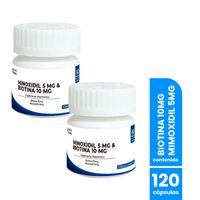 Minoxidil 5Mg & Biotina 10Mg 60Capsulas Dermo Sumak 2 Und