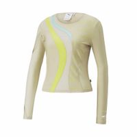 Puma Top Manga Larga Beige Talla S