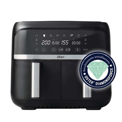 Freidora de Aire Oster® Dual 7.6L CKSTAF7MCDDF !OFERTA!
