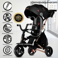 Triciclo Guiador para Niños «QUILL NOVA» Negro