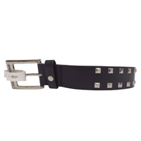 Cinturón o Correa De Hombre True Religion Tachas - Negro Talla S/M