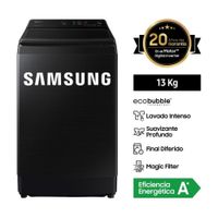 Lavadora Samsung EcoBubble 13 KG Negra WA13CG5441BVPE