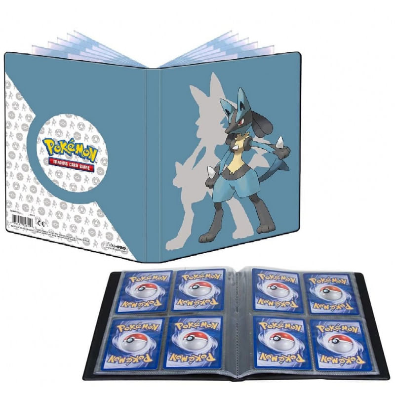 Pokemon Ultra Pro Lucario 4 Pocket Portafolio