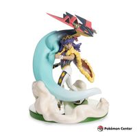 Pokemon Center Estatua Leonel y Dragapult
