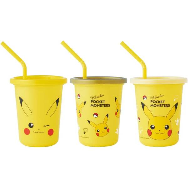 POKEMON SET VASOS CON SORBETE PIKACHU JAPON
