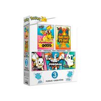 Rompecabezas Pokemon 3 Box Set 300 500 700 Piezas