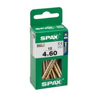 Tornillo Spax Cabeza Plana Bicro 4x60 S - 10 unidades