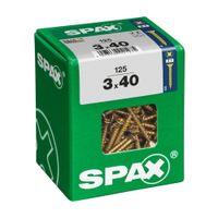 Tornillo Spax Cabeza Plana Bicro 3x40 L - 125 unidades