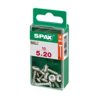 Tornillo Spax Cabeza Redonda Cincado 5x20 S - 10 unidades