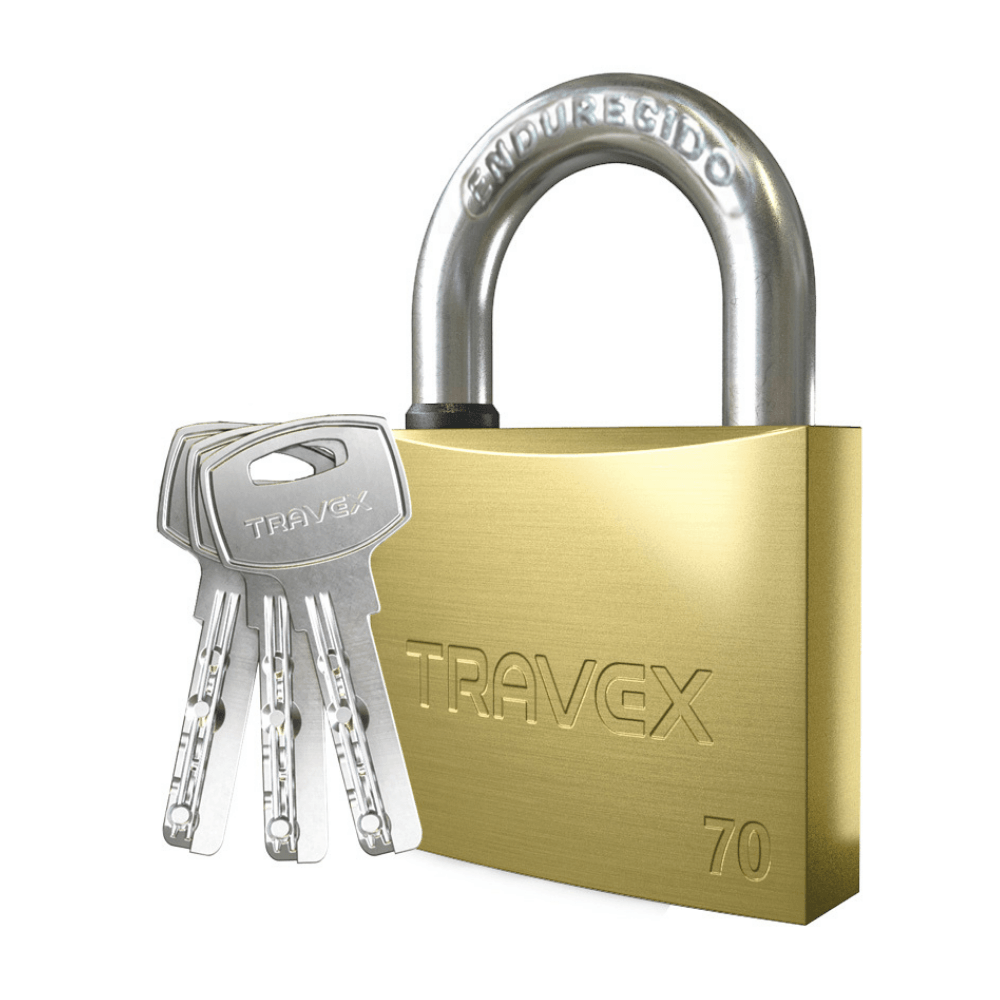 Candado Multipunto Alta Seguridad 70mm Travex