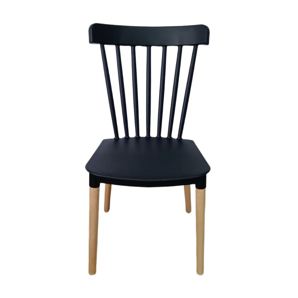 Silla Nova Negra Orange