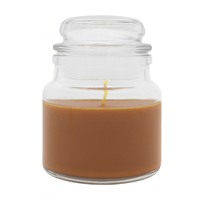 Vela Perfumada Jomy 65G con tapa Madera Orange