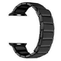 Correa Acero Inoxidable para Apple watch Modelo Two Section Color Negro