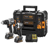 Taladro Percutor 1/2 + Atornillador de Impacto 1/4 Hex 20V