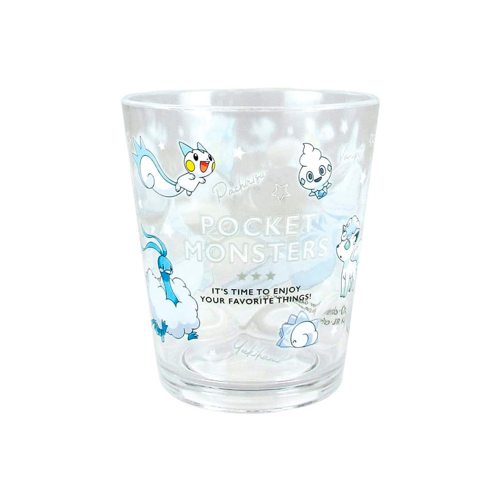 Pokemon Vaso Acrilico Ts Factory Blanco Japon
