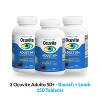 3 Ocuvite Adulto 50+ – 150 unid