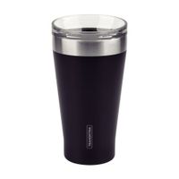 VASO TERMICO TRAMONTINA CON TAPA 550 ML EXATA NEGRO