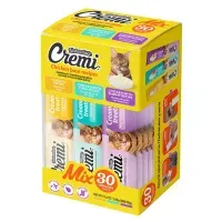 Snack para Gato Cremi Box Mix De Pollo Pack 30 Tubos Variados