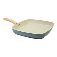 Sarten Record Grill Asador 28 Cms Ceramica Fino Acabado Gris El De La Imagen