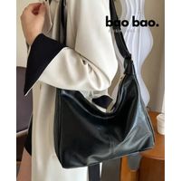 CARTERA MUJER CUERO PU BOLSO NEGRO BANDOLERA CROSSBODY