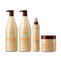 Be Natural-Combo Lisso Keratina 1 Litro