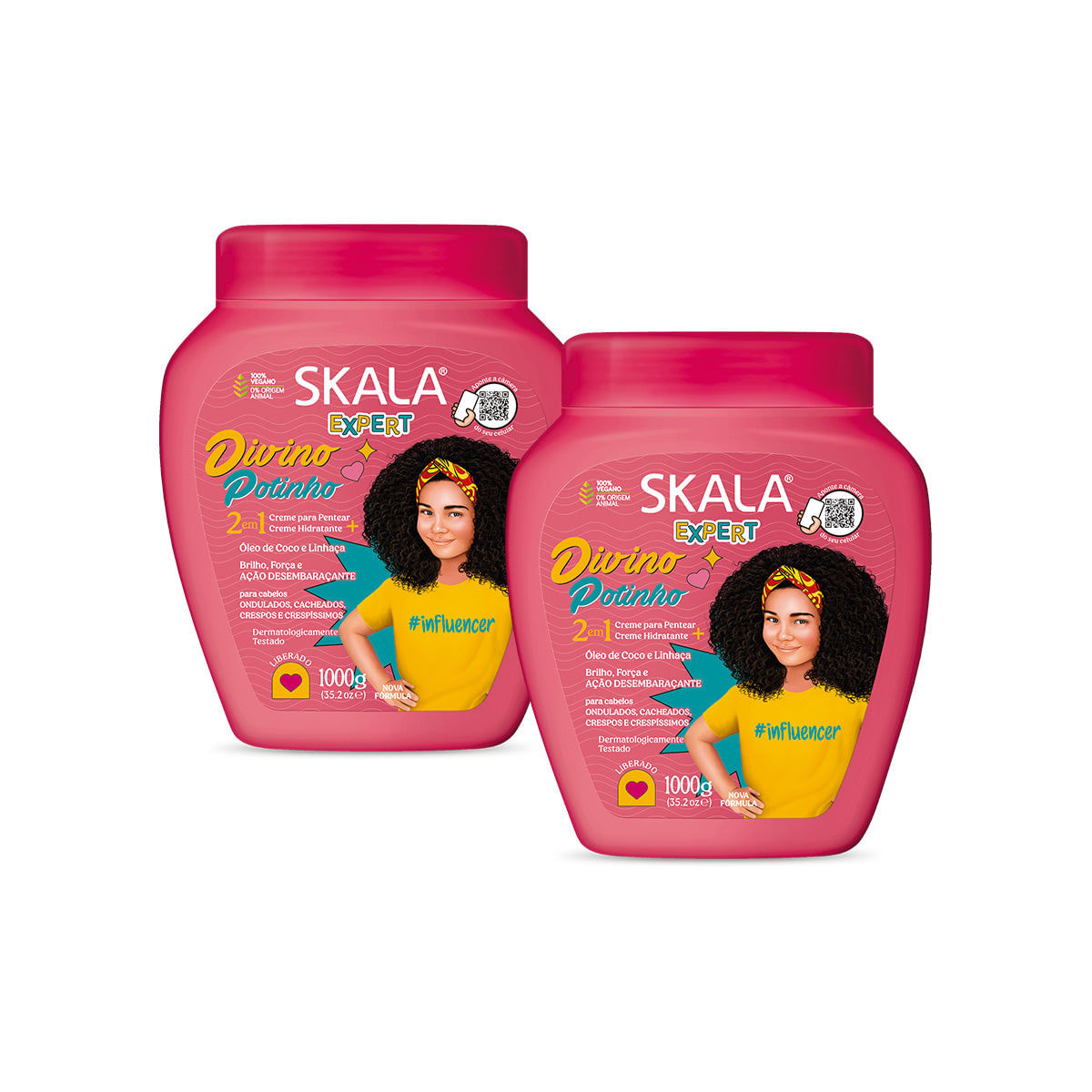 Crema De Tratamiento Divino Potinho Kids 1000G - Skala 2 Unid