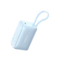 Verysun - Mini Power Bank 3 en 1 para viajes 5000mah iphone 15/16 USB-C con enchufe plegable