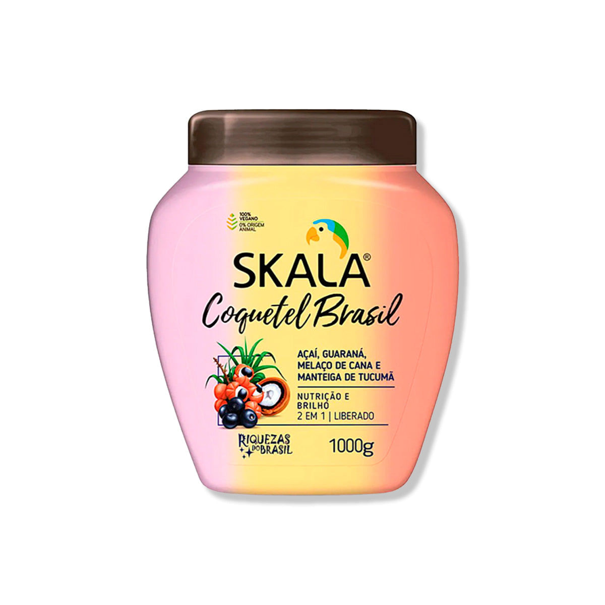 Crema Tratamiento Capilar Coquetel Brasil Capilar Nutritiva 1000G