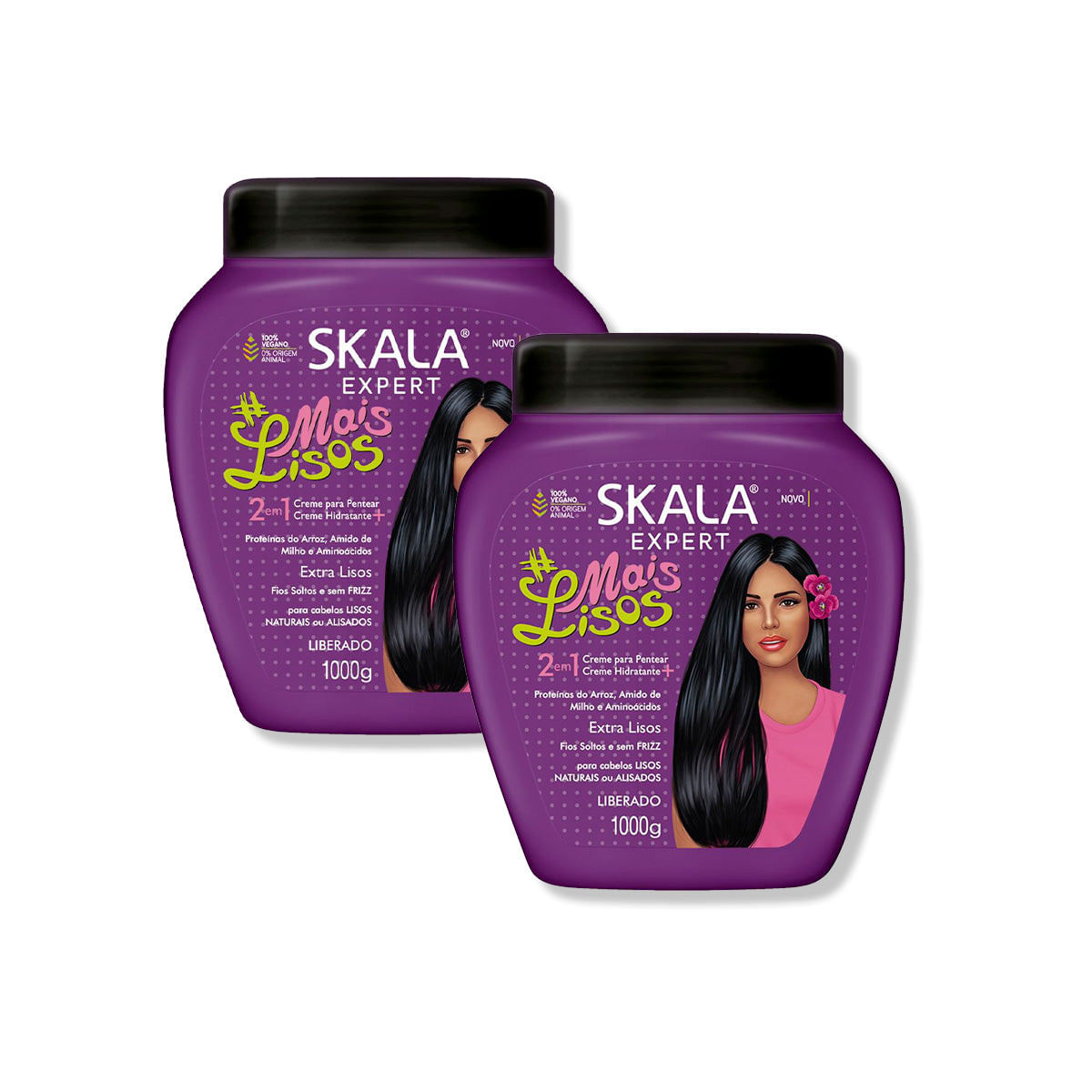 Crema Tratamiento Capilar Mais Lisos 1000G - Skala 2 Unid