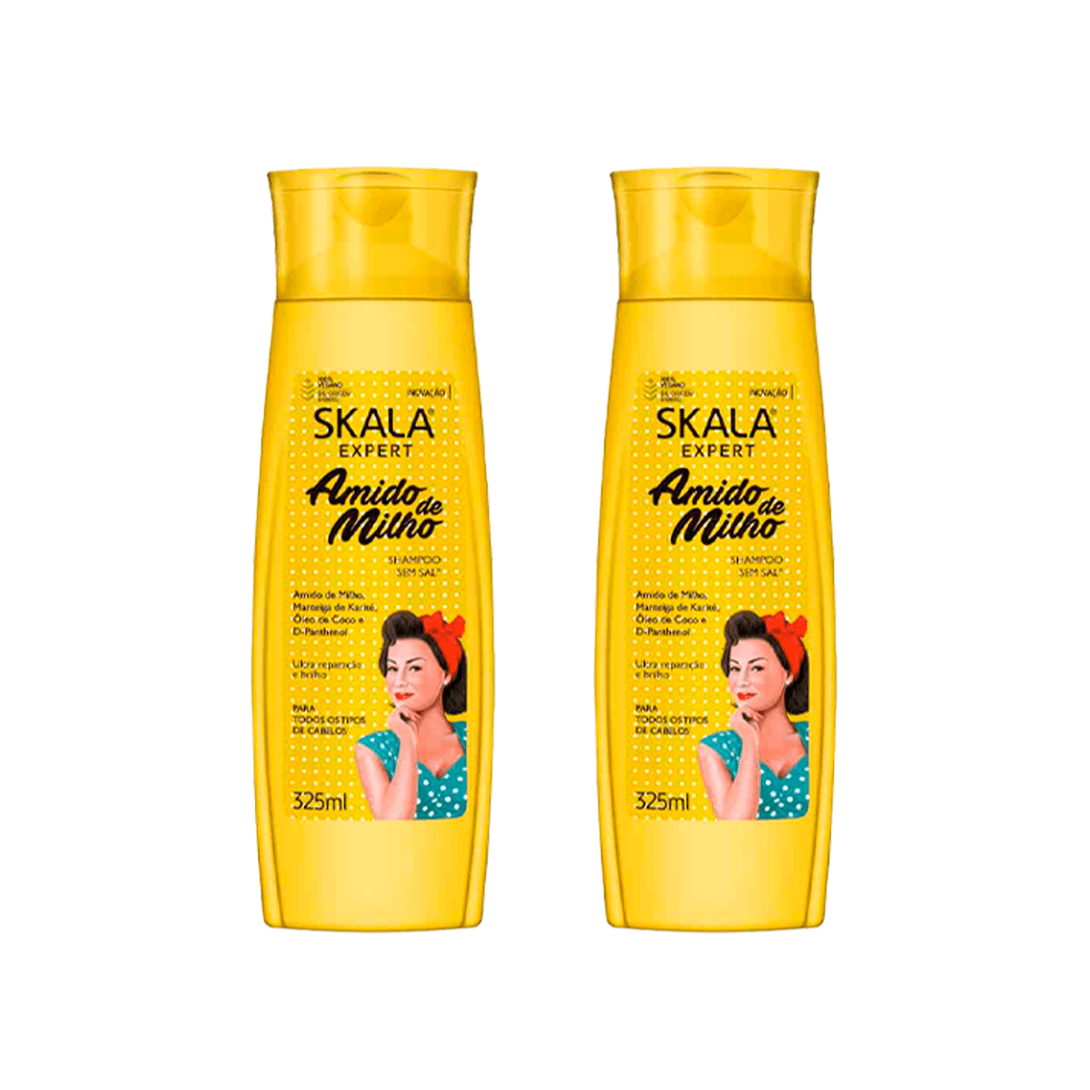 Shampoo Almidon De Maiz Skala Expert 325Ml 2 Und