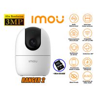 Cámara de Seguridad Wi-Fi Imou RANGER 2 3MP Gira 360° Micro SD 64GB