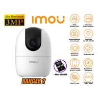 Cámara de Seguridad Wi-Fi Imou RANGER 2 3MP Gira 360° Micro SD 128GB