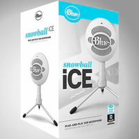 Micrófono Blue Snowball Ice Cardioide USB Plug and Play White