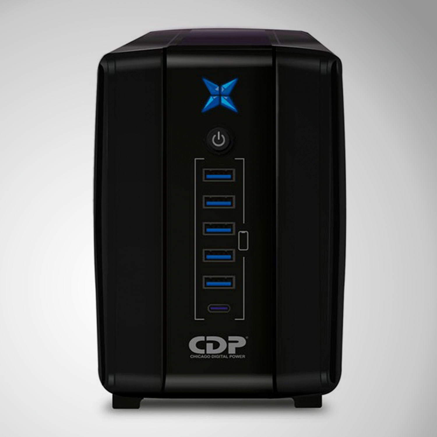 UPS CDP R-UPR758I 750VA/375W 8 SALIDAS / 5 PORT USB / 1 TIPO C