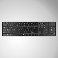 Teclado Genius smart slimstar 126 usb multimedia español - Color Negro