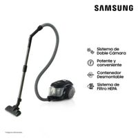 Aspiradora Samsung Ciclónica Con 2000 W Negra VCC4580V3K/XZS