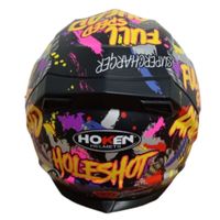 Casco Integral Sharger Bob Multicolor con Visor Tornazolado Azul XXL