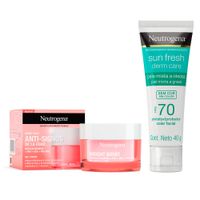 Combo Neutrogena Gel Crema 50gr + Protector Solar 70Fps 40gr