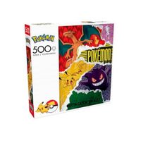 Pokemon Rompecabeza 500 Piezas Gengar Charizard Pikachu