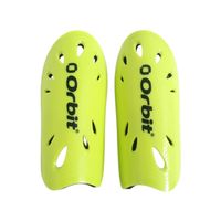 CANILLERAS PARA FÚTBOL CON ORIFICIOS ORBIT JUNIOR VERDE
