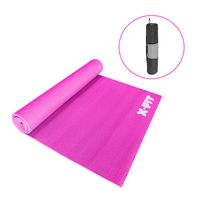 PISO MAT PARA YOGA 6MM FITNESS MÁS FUNDA X-FIT ROSADO