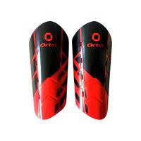 CANILLERAS PARA FÚTBOL ORBIT JUNIOR NEGRO ROJO